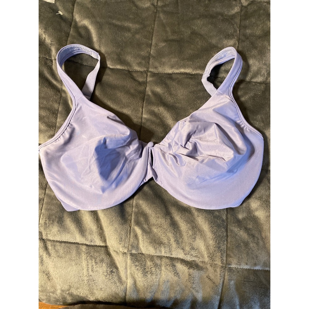 Bali Passion for Comfort Underwire Bra 38D Lavender Purple Unlined 0616